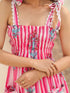 Floral Printed Pure Cotton A-Line Midi Dress
